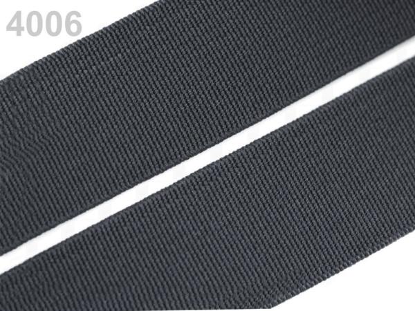 Gummiband Dunkelgrau 2 cm Breite